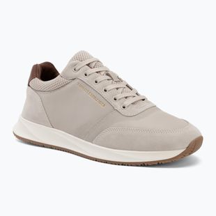 Мъжки обувки Tommy Hilfiger Runner Suede Mix classic stone tracksuits