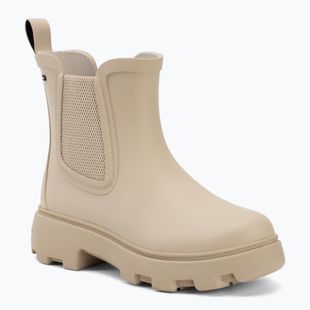 Дамски гумени ботуши Tommy Hilfiger Rubber Flag Cleated classic beige