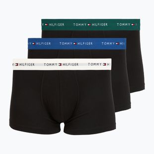 Мъжки боксерки Tommy Hilfiger Trunk WB 3 pack nb//opu blu/orna green/ivory silk