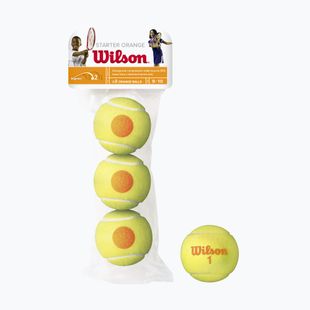 Детски топки за тенис Wilson Starter Orange Tball 3 бр. жълти WRT137300