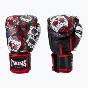 Боксови ръкавици Twins Special Fancy FBGVL3-53 Skull red/black