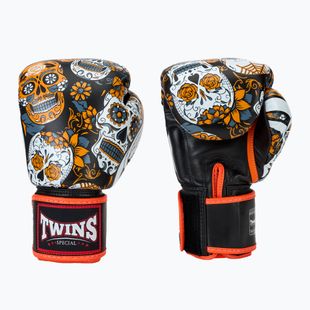 Боксови ръкавици Twins Special Fancy FBGVL3-53 Skull orange/black