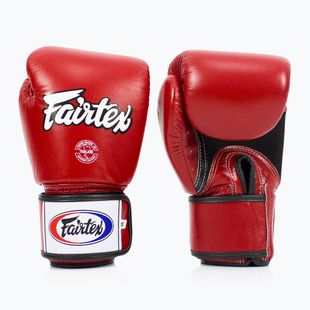 Fairtex Universal Дишащи червени боксови ръкавици