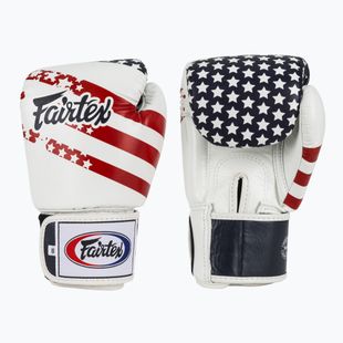 Боксови ръкавици Fairtex Universal "Tight-Fit" Design USA white