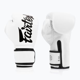 Боксови ръкавици Fairtex Microfiber white