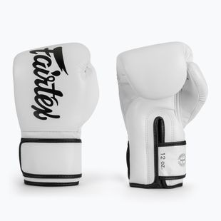 Боксови ръкавици Fairtex Microfiber white