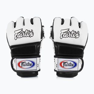 Fairtex Super Sparring граплинг ръкавици бели/черни
