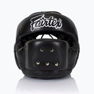 Боксова каска Fairtex Full Face Protector black
