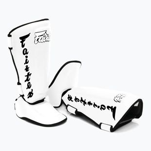 Протектори за подбедрици Fairtex Detachable In-Step A.K.A. "Twister" white