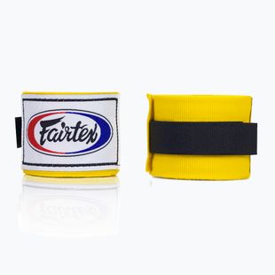 Боксови бандажи Fairtex Handwraps 300 cm yellow