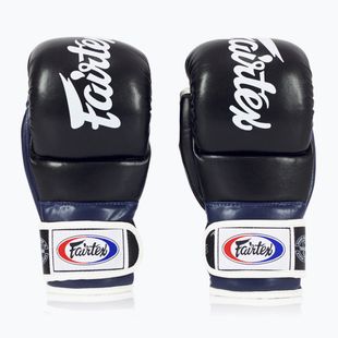 Fairtex Super Sparring Граплинг ръкавици черни/сини