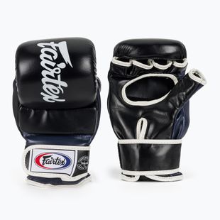 Fairtex Super Sparring Граплинг ръкавици черни/сини