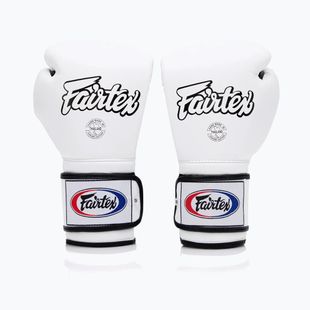 Боксови ръкавици Fairtex Heavy Hitter's Mexican Style white/blue