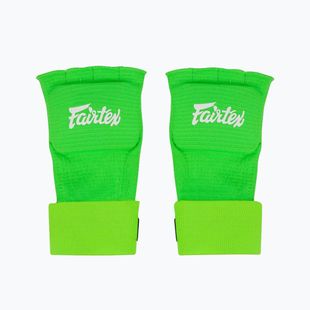 Вътрешни боксови ръкавици Fairtex Quick Wraps green