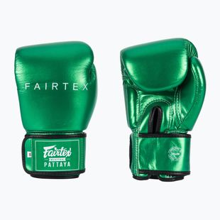 Боксови ръкавици Fairtex Metallic green