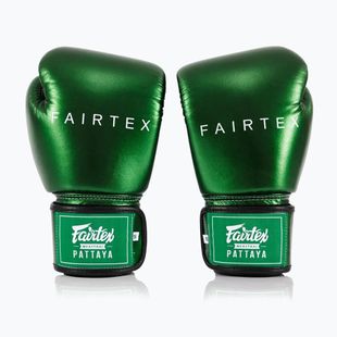 Боксови ръкавици Fairtex Metallic green