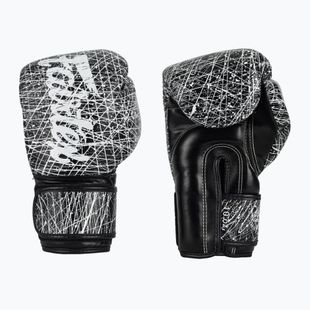 Боксови ръкавици Fairtex Microfiber Art Collections Painter black/white