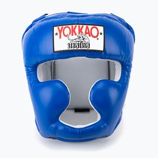 Мъжка боксова каска YOKKAO Training blue