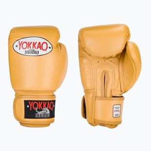 Мъжки боксови ръкавици YOKKAO Matrix mango