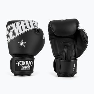 Боксьорски ръкавици YOKKAO Lettering Boxing black