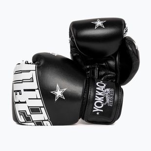 Боксьорски ръкавици YOKKAO Lettering Boxing black