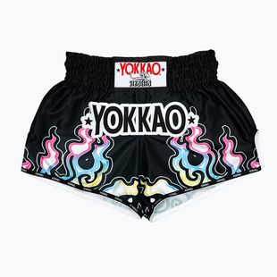 Мъжки шорти за тренировка YOKKAO Flames CarbonFit black