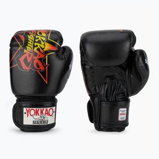 Мъжки боксови ръкавици YOKKAO Fighter KO black