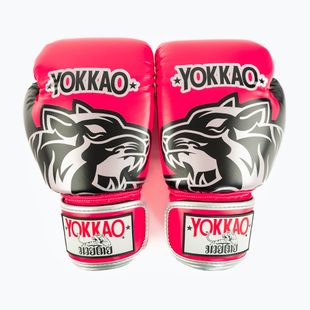 Боксьорски ръкавици YOKKAO Original Boxing Gloves fuchsia