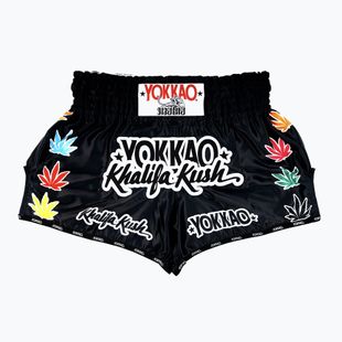 Мъжки шорти за тренировка YOKKAO Khalifa Kush Muay Thai black