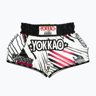 Мъжки шорти за тренировка YOKKAO Power Muay Thai white