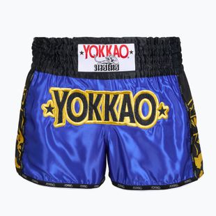 Мъжки тренировъчни шорти YOKKAO Original Muay Thai electric blue