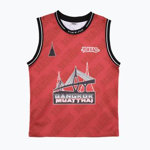 Мъжка тениска за тренировка YOKKAO Basket Bridge Tank Top red