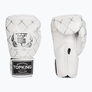 Боксови ръкавици Top King Boxing Chain white/silver
