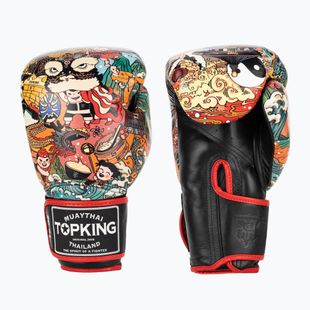 Боксови ръкавици Top King Boxing Culture black/red TKBGCT-2C2