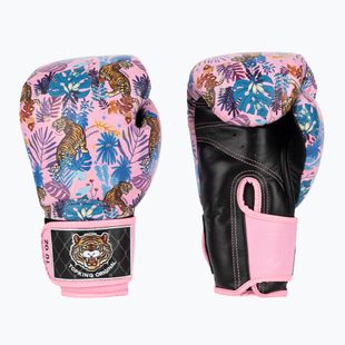 Боксови ръкавици Top King Boxing Wild Tiger black/pink