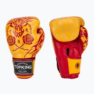Боксови ръкавици Top King Boxing Dragon yellow