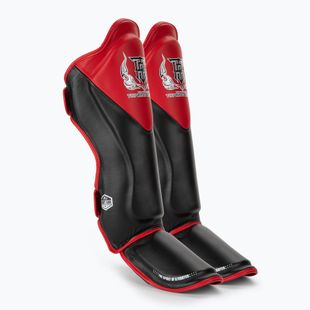 Протектори за подбедрици и стъпала Top King Shin Guards Blend black/red