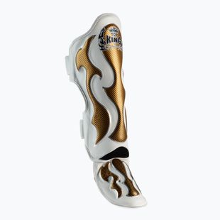 Top King Empower протектори за пищяли и стъпала, бели TKSGEM-01-WH-GD-L