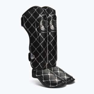 Протектори за подбедрица и стъпала Top King Chain black/silver