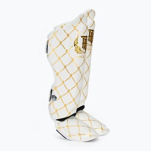 Протектори за подбедрица и стъпала Top King Chain white/gold
