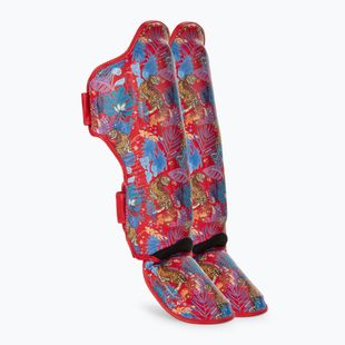 Протектори за подбедрици и стъпала Top King Wild Tiger King red