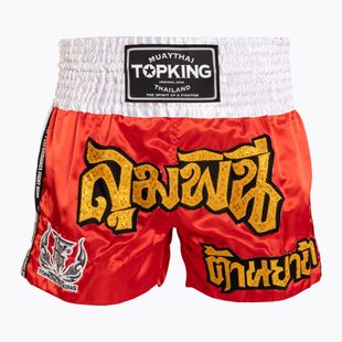 Тренировъчни шорти Top King Thai Boxing red/white