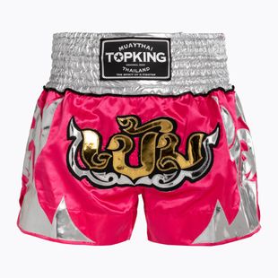 Тренировъчни шорти Top King Thai Boxing pink/white
