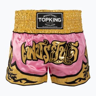 Тренировъчни шорти Top King Thai Boxing pink/gold