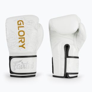 Боксови ръкавици Fairtex Glory Kickboxing Competition Training white