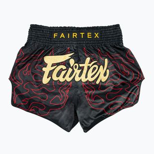Тренировъчни шорти Fairtex Muay Thai BS1920 'Lava' черни