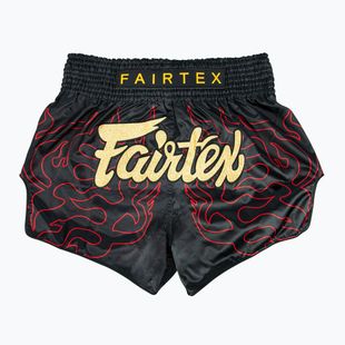 Тренировъчни шорти Fairtex Muay Thai BS1921 'Volcano' черни