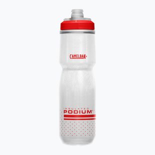 CamelBak Podium Chill бутилка за колоездене 710 ml огнено червено/бяло