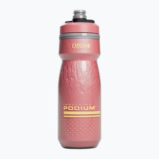 CamelBak Podium Chill 620 ml бутилка за велосипед с коралов залез