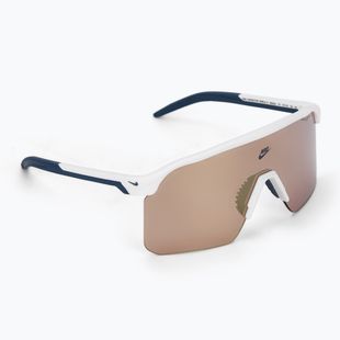 Слънчеви очила Nike Expedition Shield E matte summit white/ road chrome mirror
